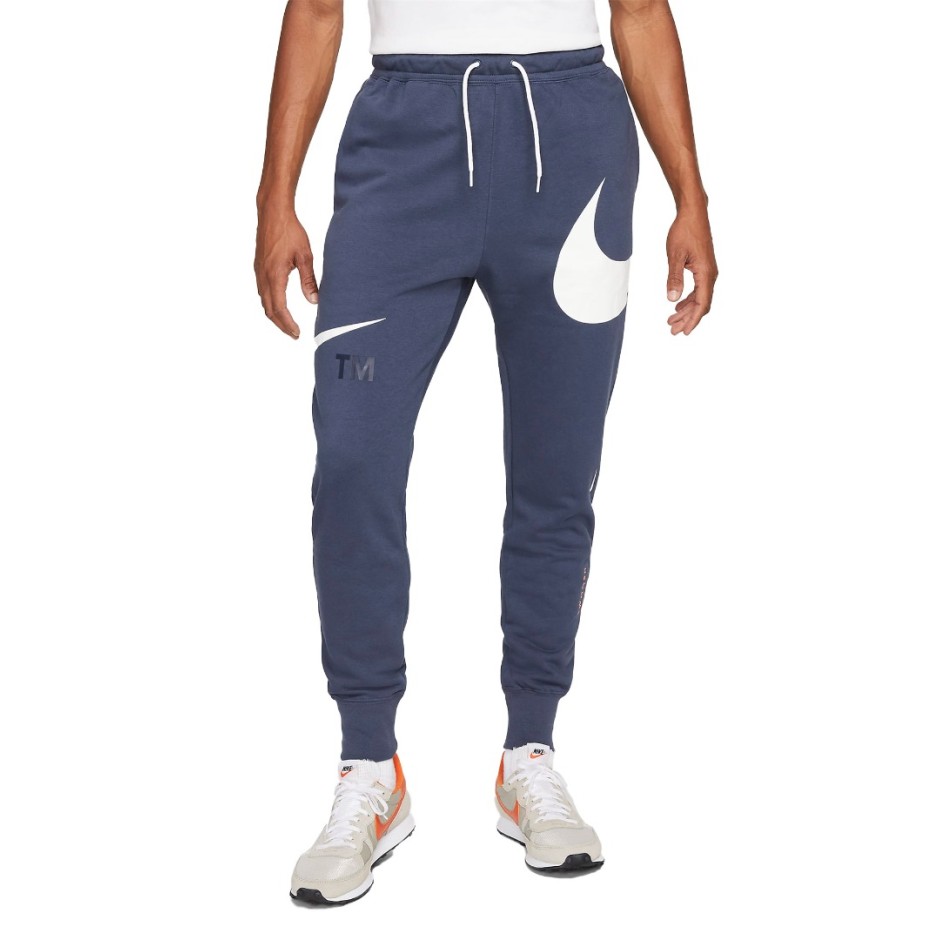 NIKE SPORTSWEAR SWOOSH MEN'S PANTS DD6001-437 Μπλε