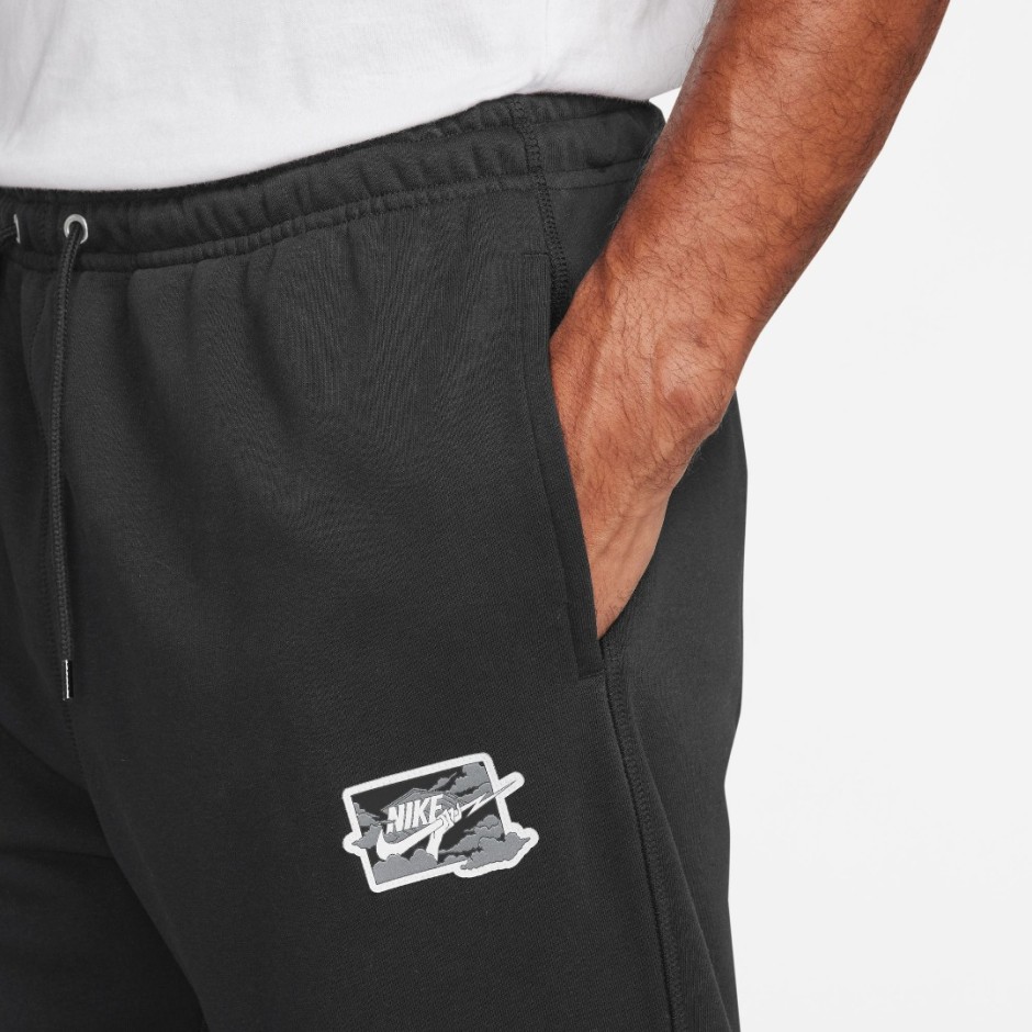 NIKE M NK CLUB FT CUFF PANT BOLT FZ0766-010 Black
