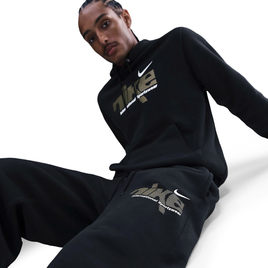 Ανδρικό Παντελόνι Φόρμα Μαύρο - Nike Sportswear Club 