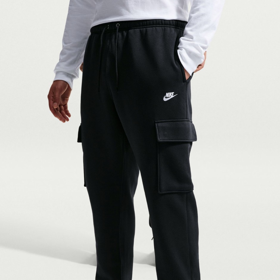 Men's Joggers Black - Nike Club 