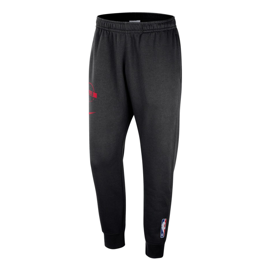 Ανδρικό Παντελόνι Φόρμα NBA Μαύρο - Nike Chicago Bulls Club Practice Fleece