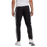 adidas Performance FRENCH TERRY TAPERED CUFF 3-STRIPES PANTS GK8831 Black Image 0