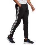 adidas Performance ESSENTIALS FLEECE TAPERED CUFF 3-STRIPES JOGGERS GK8821 Black Image 