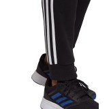 adidas Performance ESSENTIALS FLEECE TAPERED CUFF 3-STRIPES JOGGERS GK8821 Black Image 2