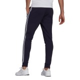 adidas Performance ESSENTIALS FLEECE TAPERED CUFF 3-STRIPES JOGGERS GK8823 Blue Image 0