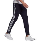 adidas Performance ESSENTIALS FLEECE TAPERED CUFF 3-STRIPES JOGGERS GK8823 Blue Image 3