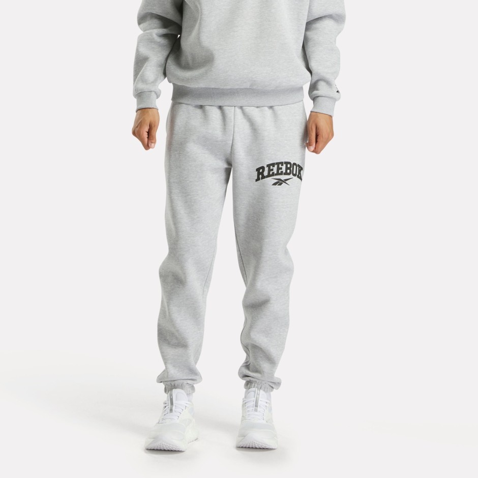 Reebok VARSITY HIGH DENSITY FLEECE PANTS 100240306 Grey