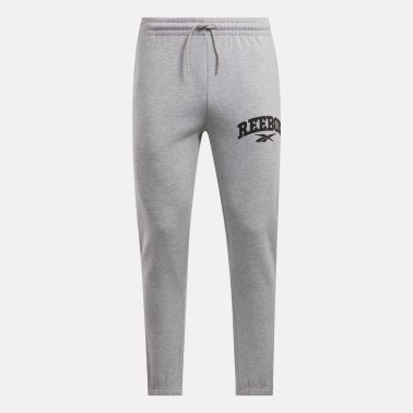 Reebok VARSITY HIGH DENSITY FLEECE PANTS 100240306 Γκρί