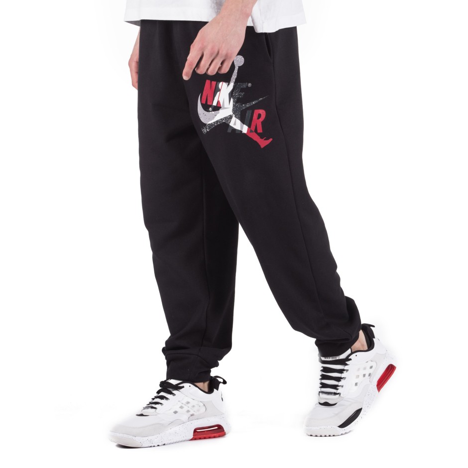 JORDAN JUMPMAN CLASSICS MEN'S FLEECE TROUSERS CK2850-010 Black