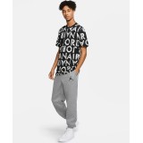 JORDAN M J JUMPMAN AIR FLEECE PANT CK6694-091 Grey Image 3
