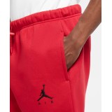 JORDAN M J JUMPMAN AIR FLEECE PANT CK6694-687 Red Image 2