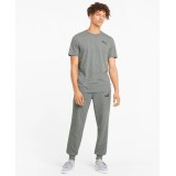 Ανδρικό Παντελόνι Φόρμα Γκρι - Puma Essentials Logo Pants Εικόνα 1