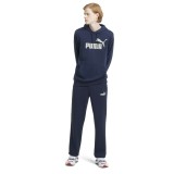 PUMA ESS LOGO PANTS TR OP 586720-06 Blue Image 1