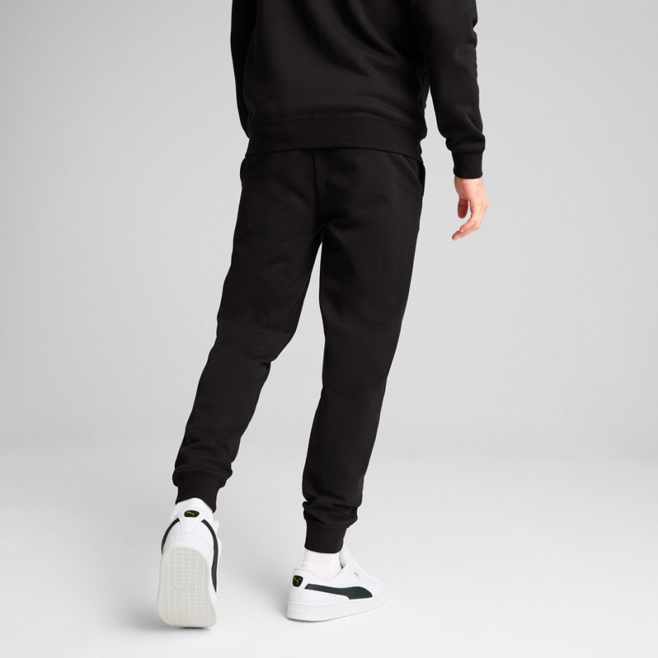 Ανδρικό Παντελόνι Φόρμα Μαύρο - PUMA Essentials Logo