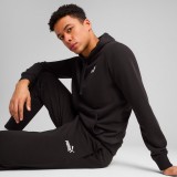 Ανδρικό Παντελόνι Φόρμα Μαύρο - PUMA Essentials No. 1 Logo Εικόνα 1