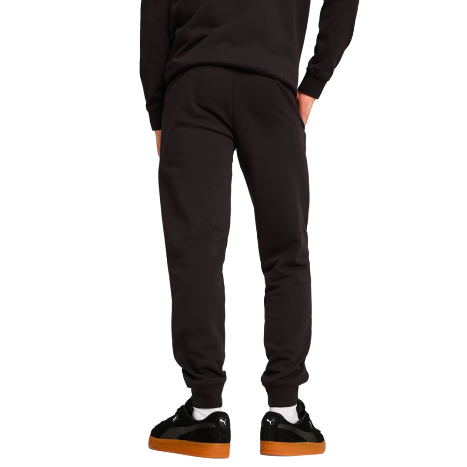 Ανδρικό Παντελόνι Φόρμα Μαύρο - PUMA Essentials No. 1 Logo