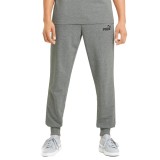 Ανδρικό Παντελόνι Φόρμα Γκρι - Puma Essentials Logo Pants Εικόνα 