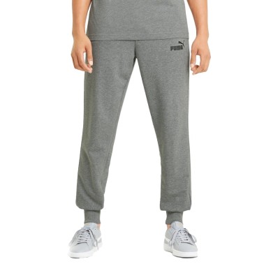 Ανδρικό Παντελόνι Φόρμα Γκρι - Puma Essentials Logo Pants