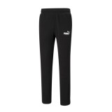 Ανδρικό Παντελόνι Φόρμα Μαύρο - Puma Essentials Logo  Εικόνα 