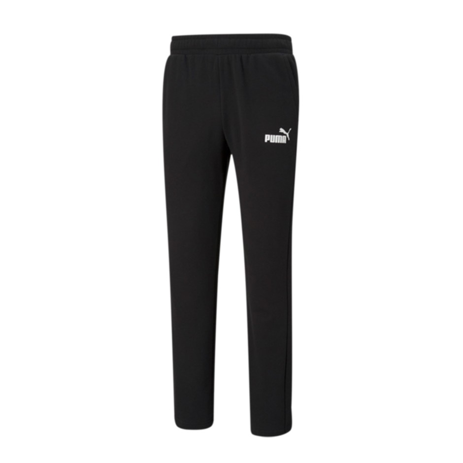 Ανδρικό Παντελόνι Φόρμα Μαύρο - Puma Essentials Logo 