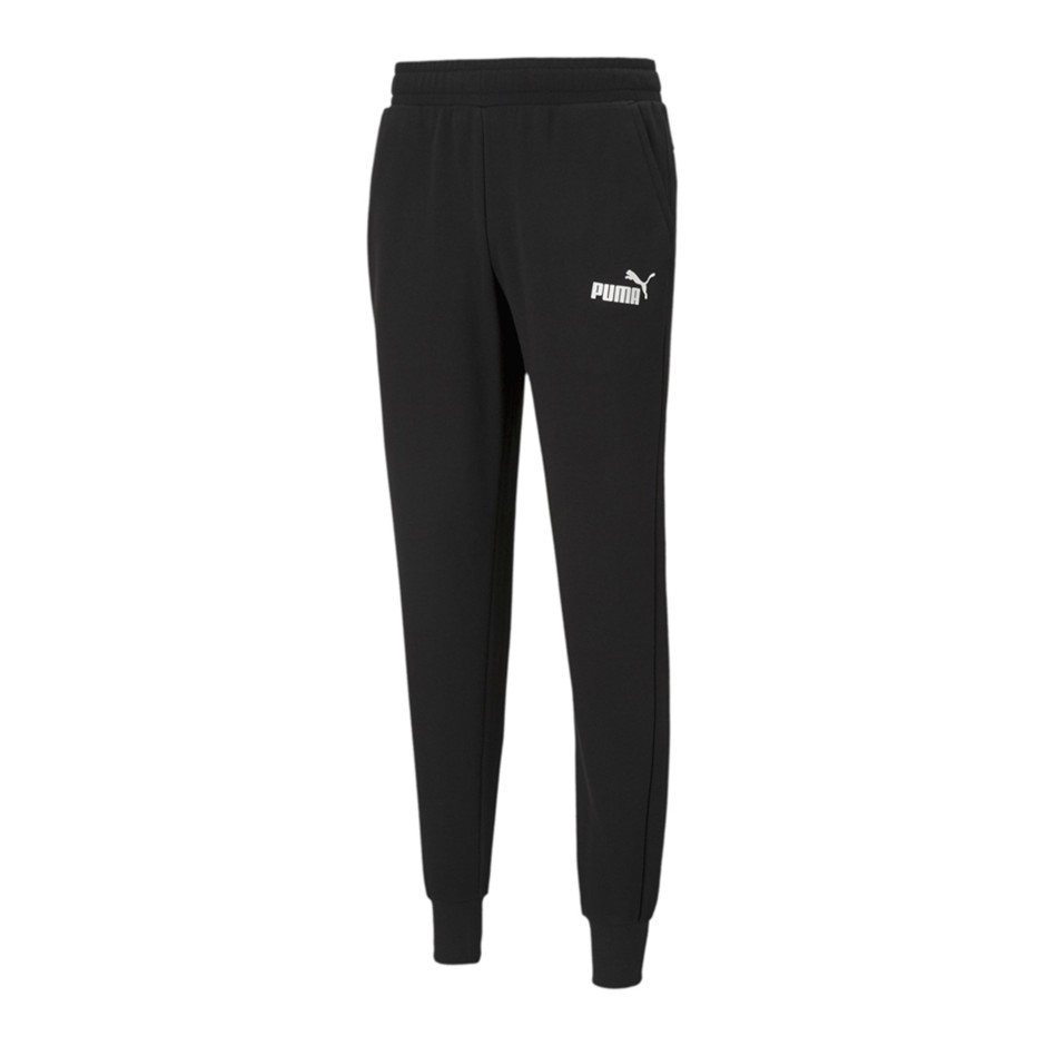 Ανδρικό Παντελόνι Φόρμα Μαύρο - Puma Essentials Logo Pants