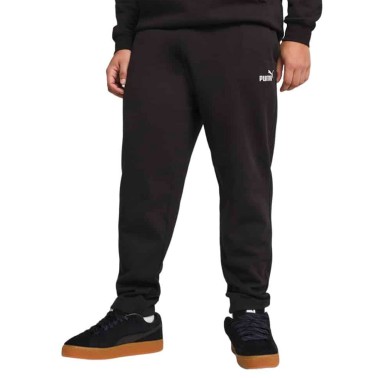 Ανδρικό Παντελόνι Φόρμα Μαύρο - PUMA Essentials No. 1 Logo