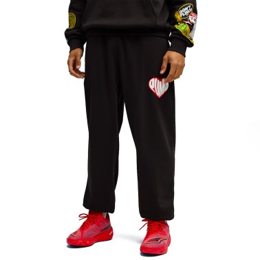 Ανδρικό Παντελόνι Φόρμα Μαύρο - PUMA HooperHotline