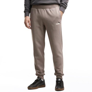 Ανδρικό Παντελόνι Φόρμα Μπεζ - PUMA Essentials 2 Color No. 1 Logo