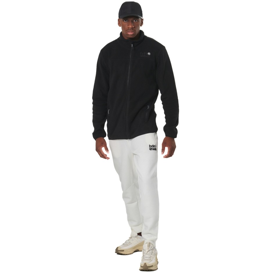 Ανδρικό Παντελόνι Φόρμα Μαύρο - Body Action Tech Fleece