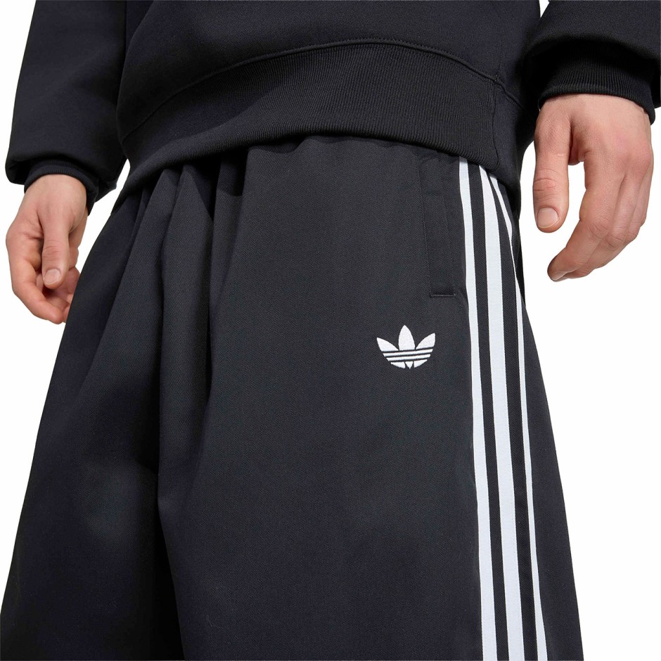 Men's Pants Black - adidas Originals Adicolor SST Cotton Twill