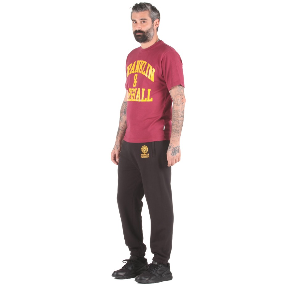 FRANKLIN MARSHALL PANTS BRUSHED COTTON FLEECE JM1004.000.2002P01-098 Black