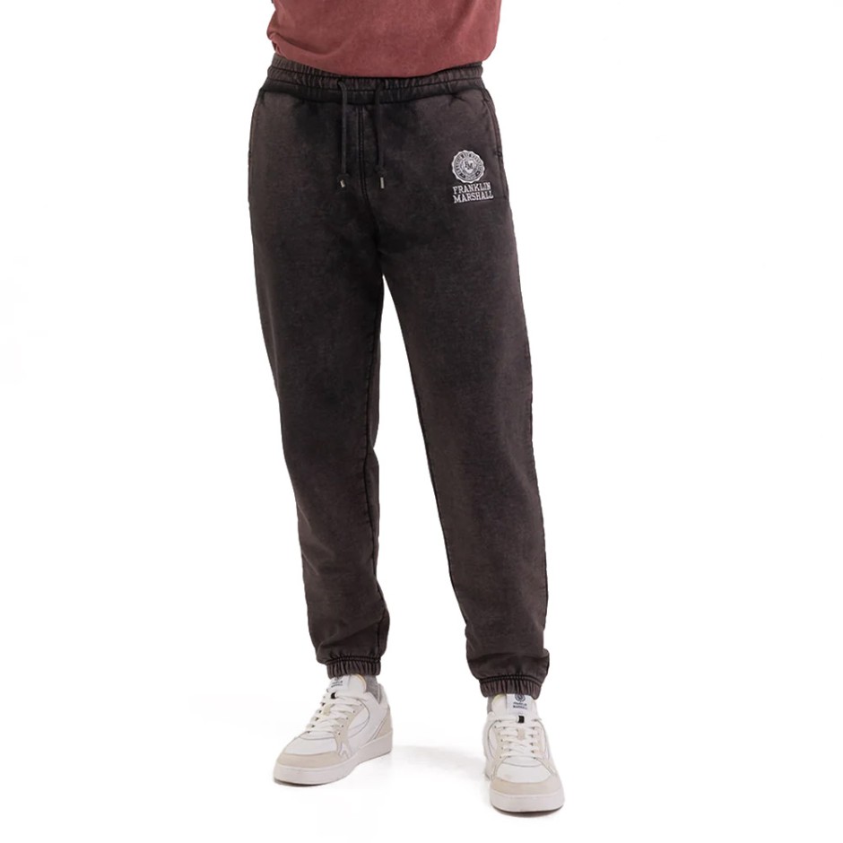 FRANKLIN MARSHALL HYBRYD MARBLE DYE BRUSHED FLEECE JM1047.000.2006G42-226 Coal