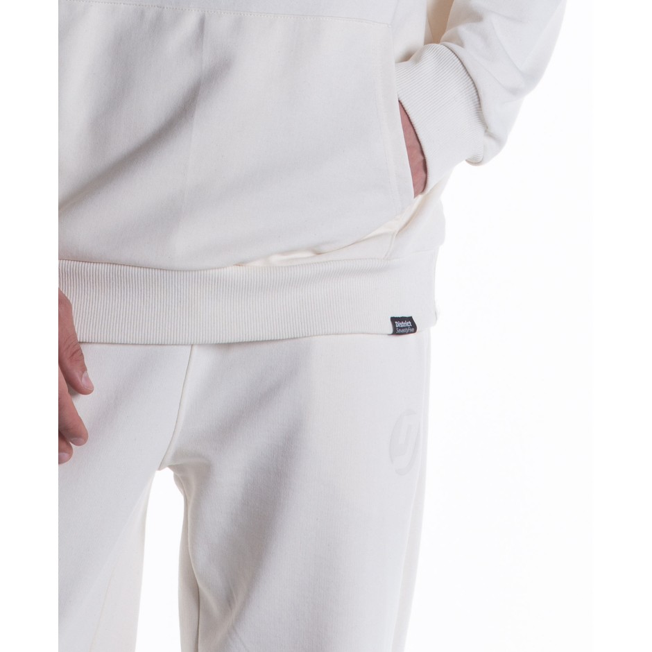 DISTRICT75 UNISEX ECO-FRIENDLY SWEATPANTS 221MPA-122-092 Ecru