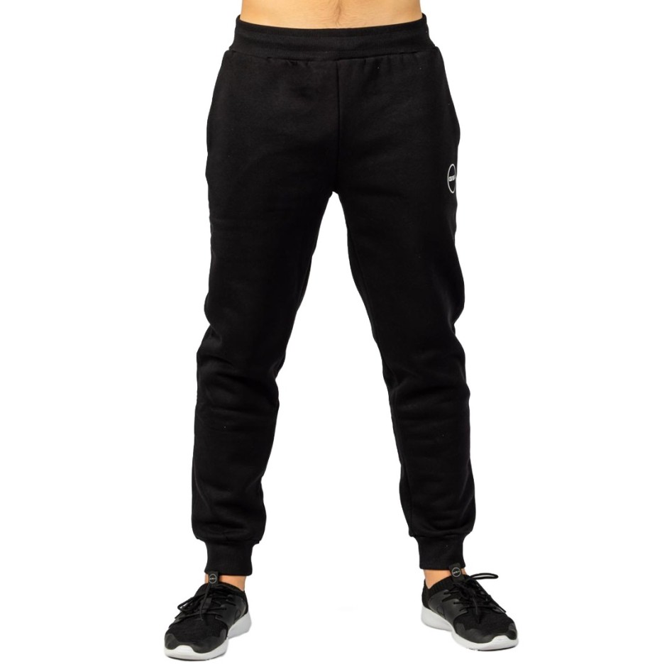 Ανδρικό Παντελόνι Φόρμα GSA MEN JOGGER SWEATPANTS Μαύρο 1711010005-JET BLACK 