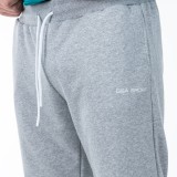 GSA SPORT REGULAR FITCOTTON JOGGERS (BRUSHED) 28-1409-GREY MELANGE Grey Image 1