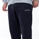 GSA SPORT REGULAR FITCOTTON JOGGERS (BRUSHED) 28-1409-BLUE MARINE Blue Image 1