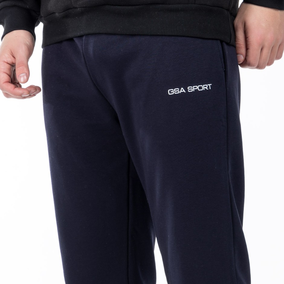 GSA SPORT COTTON SWEATPANTS (BRUSHED) 28-1411-BLUE MARINE Blue