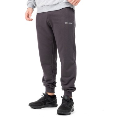 Ανδρικό Παντελόνι Φόρμα Ανθρακί - GSA Sport Regular Fit Cotton