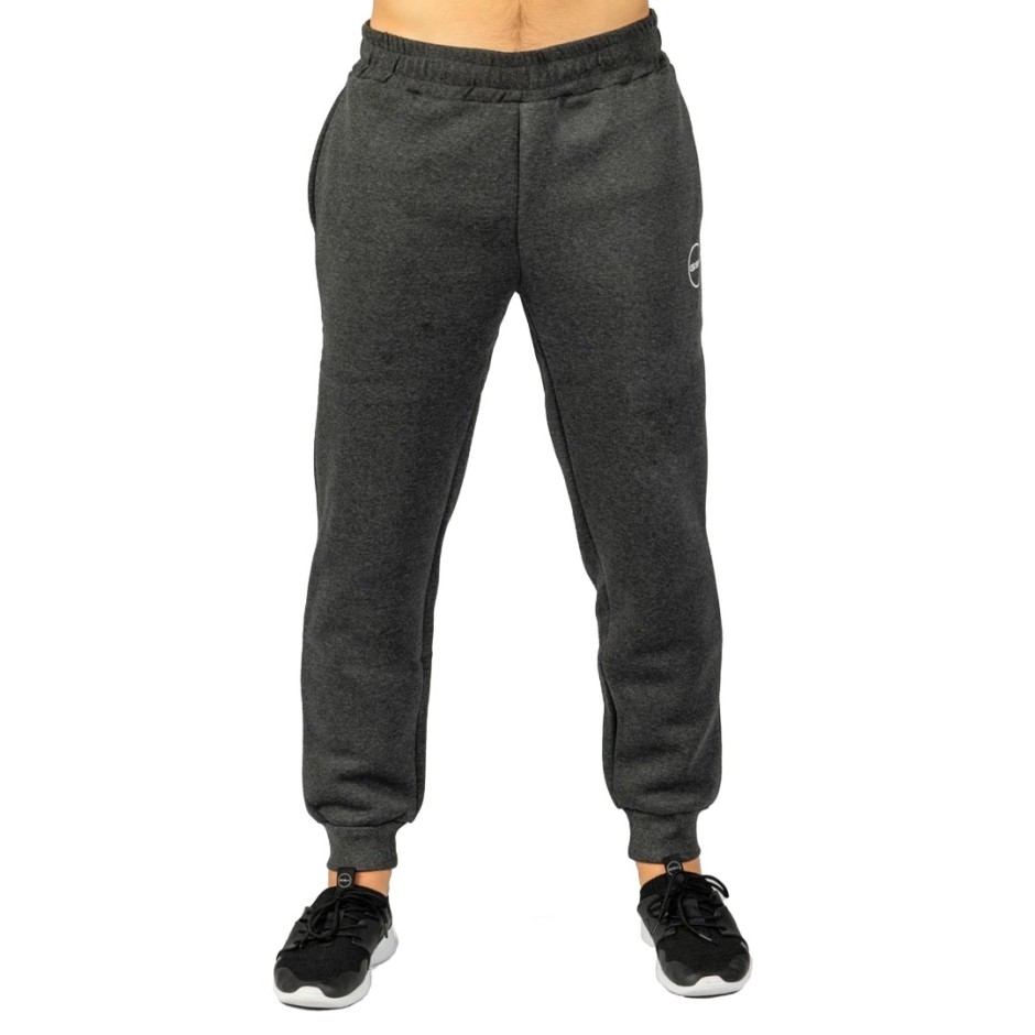 GSA MEN JOGGER SWEATPANTS 1711010005-CHARCOAL MEL Coal
