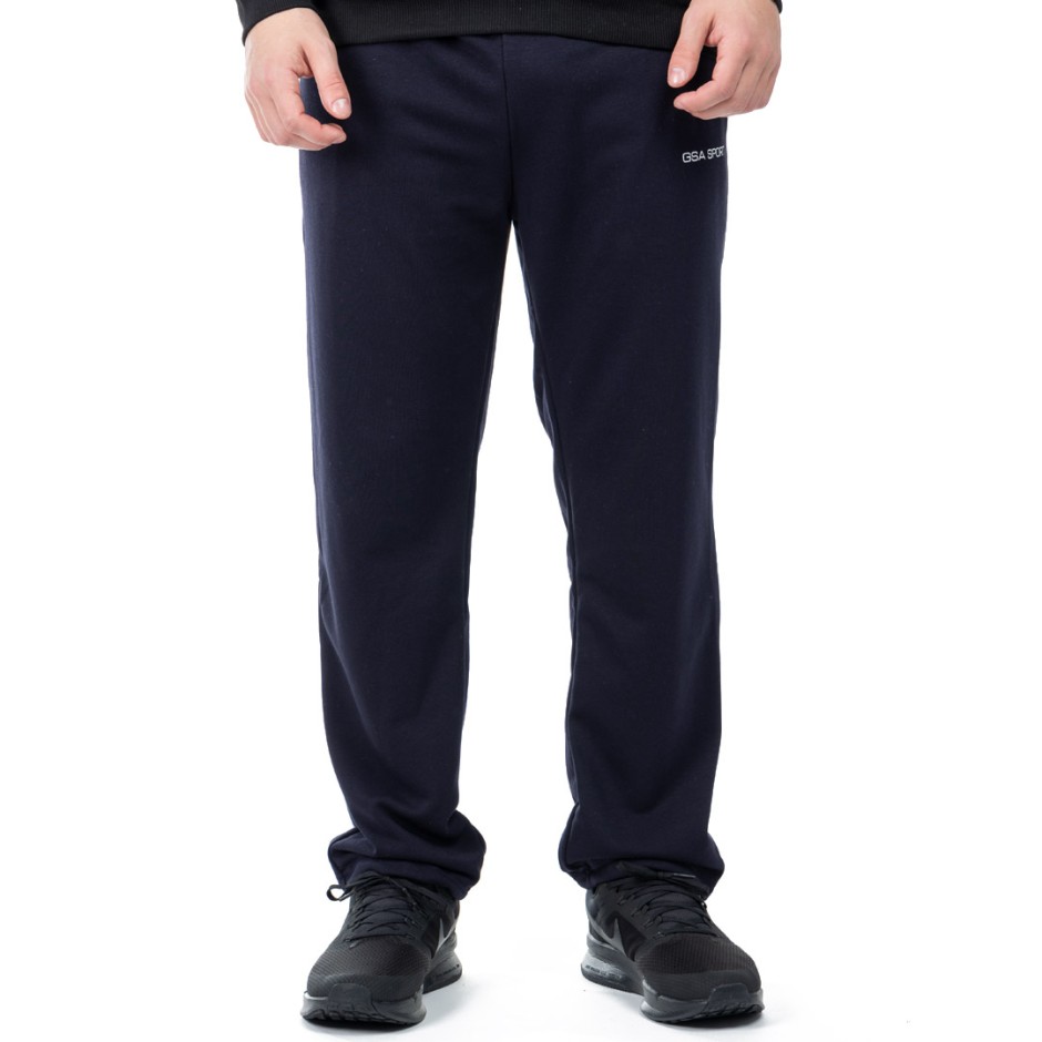 GSA SPORT COTTON SWEATPANTS (BRUSHED) 28-1411-BLUE MARINE Blue