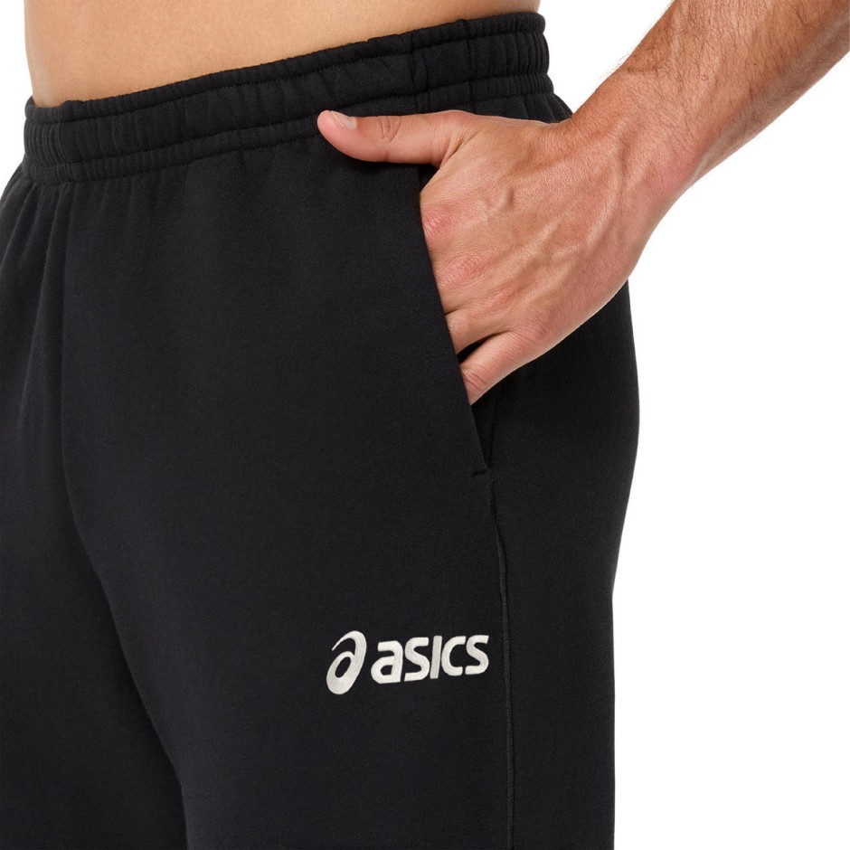 ASICS FLEECE PANT 2031F329-001 Μαύρο
