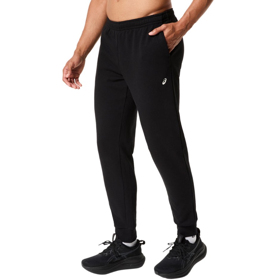 ASICS SPIRAL LOGO FRENCH TERRY PANT 2031F447-001 Μαύρο