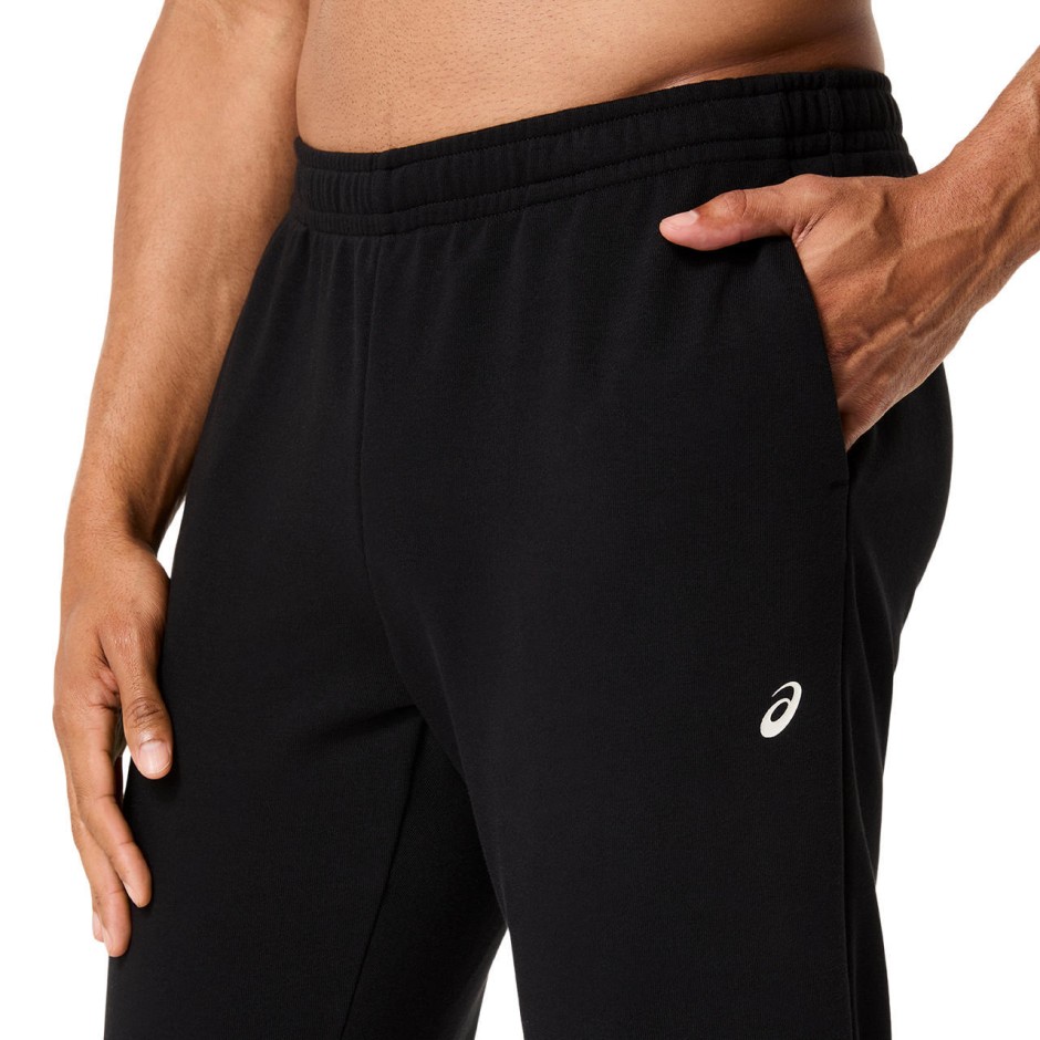 ASICS SPIRAL LOGO FRENCH TERRY PANT 2031F447-001 Μαύρο