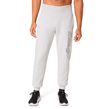 Ανδρικό Παντελόνι Φόρμα Γκρι - ASICS LOGO