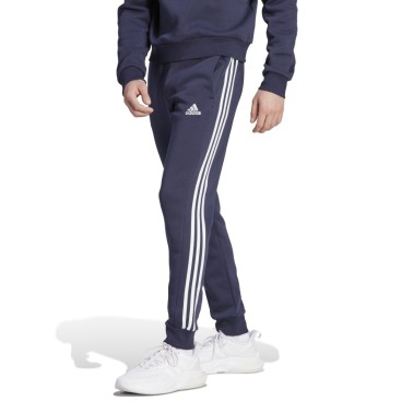 adidas Sportswear ESSENTIALS FLEECE 3-STRIPES TAPERED CUFF PANTS Μπλε 