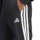 Ανδρικό Παντελόνι Φόρμα Μαύρο - adidas Sportswear Essential 3-Stripes French Terry Εικόνα 3