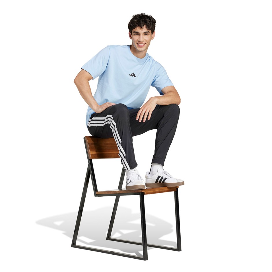 Ανδρικό Παντελόνι Φόρμα Μαύρο - adidas Sportswear Essentials 3-Stripes Woven