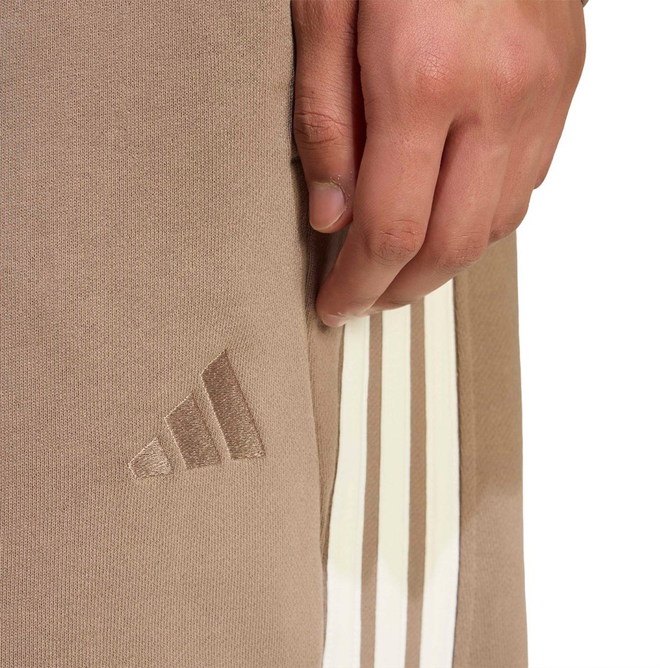 Men's Pants Κhaki - adidas Sportswear KIT 3-Stripes Regular Cuffed