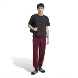 Ανδρικό Παντελόνι Φόρμα Μπορντό - adidas Sportswear KIT 3-Stripes Regular Cuffed Εικόνα 3