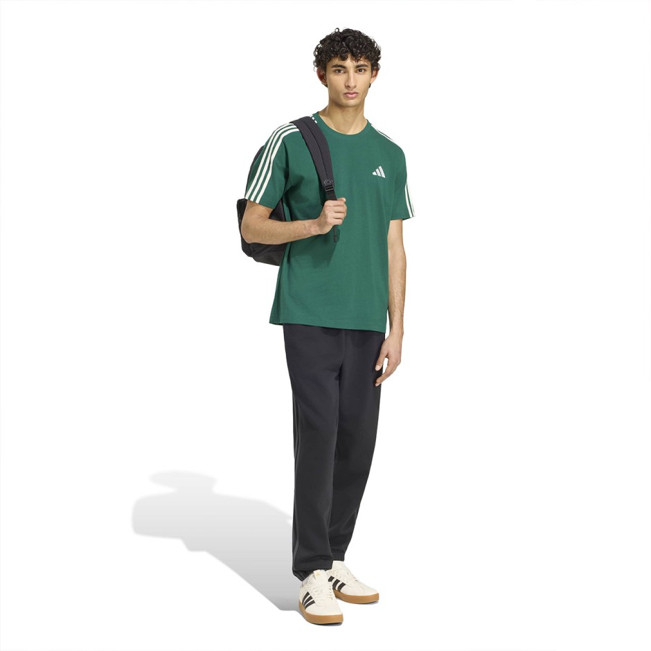 Men's Pants Black - adidas Sportswear Essentials 3-Stripes Fleece